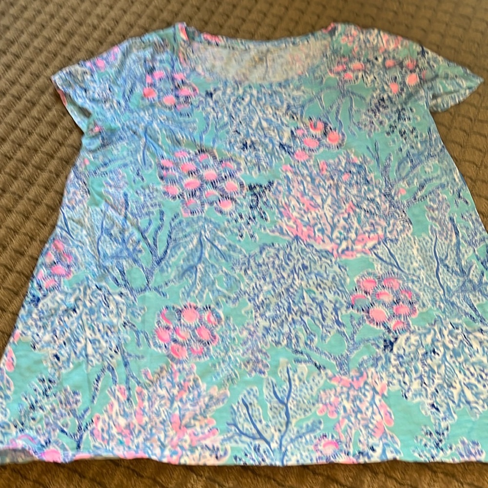 Lilly Pulitzer Etta Top, XL shirt